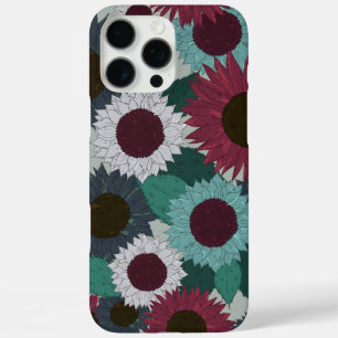 Sunflower Pattern Warm Tones iPhone Case
