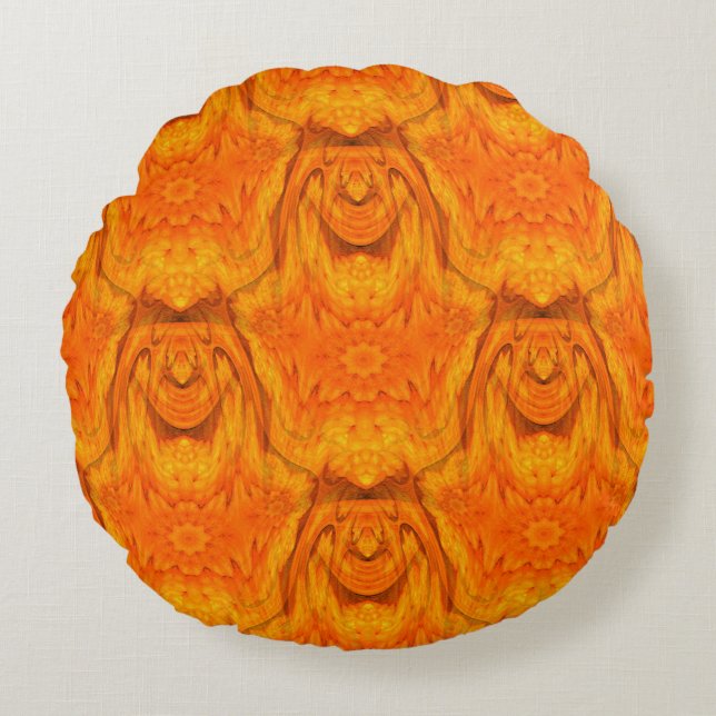 Sunflower people....... round cushion (Front)