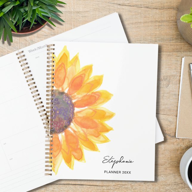 Sunflower Personalised 2024 Planner (Creator Uploaded)