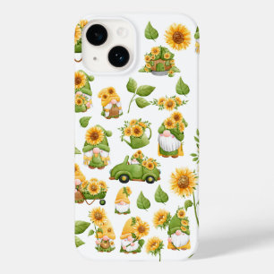 Sunflower Phone Case   Gnome Spring