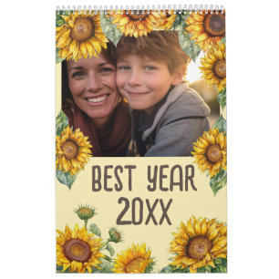 Sunflower photo 2024 calendar