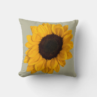 Sunflower Photo Pillow Cotton