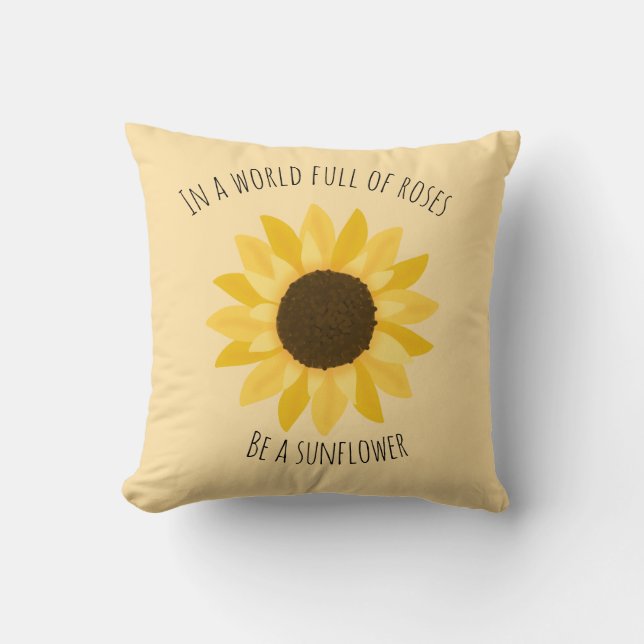 Sunflower Pillow (Front)