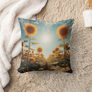 sunflower pillow