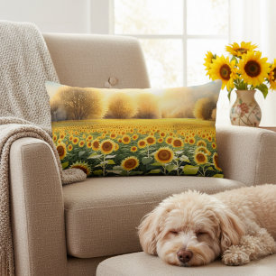 Sunflower Pillow - Luminous Yellow Home Accent