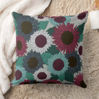 Sunflower Pillow Warm Colours