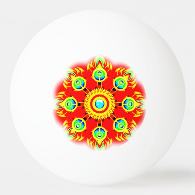 Sunflower Ping Pong Ball (Front)