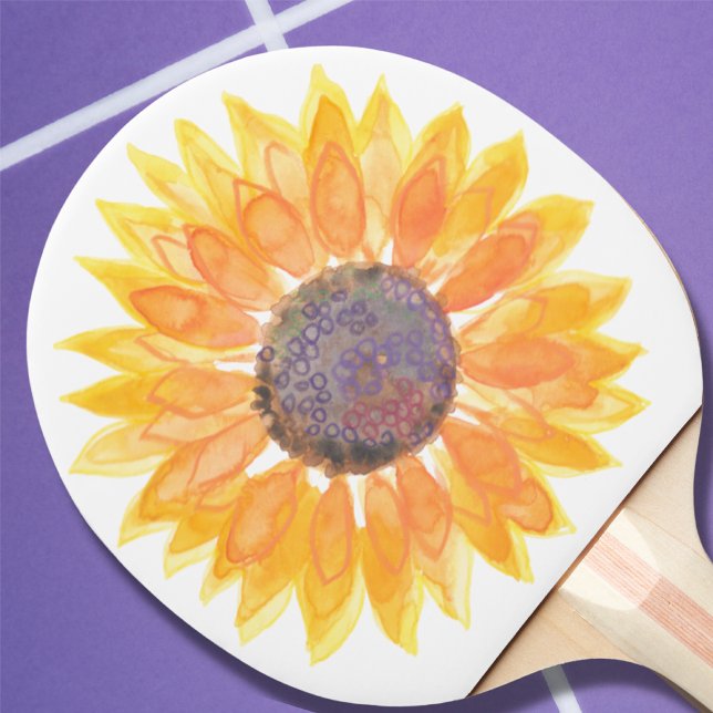 Sunflower Ping Pong Paddle (Creator Uploaded)