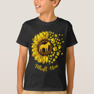 Sunflower Pitbull Mum Dog Lover T-Shirt
