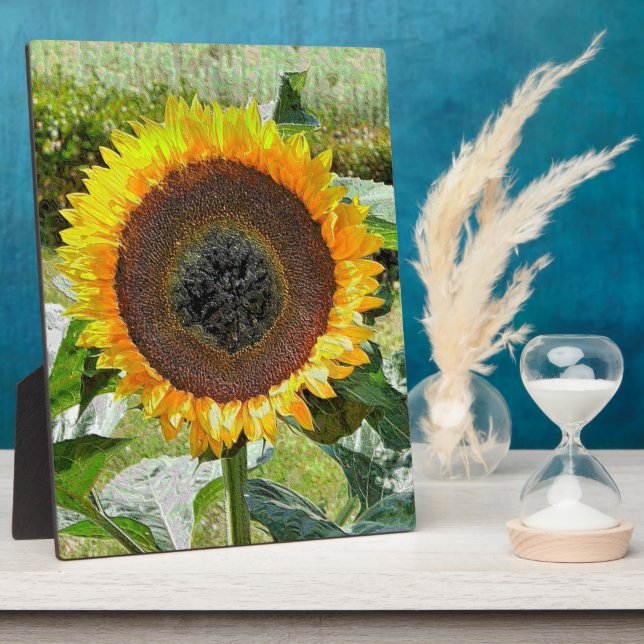 SUNFLOWER PLAQUE (Side)