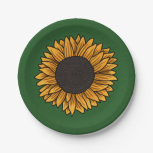 Sunflower Plate