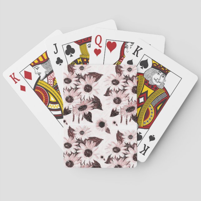 Sunflower Playing Card Deck (Back)