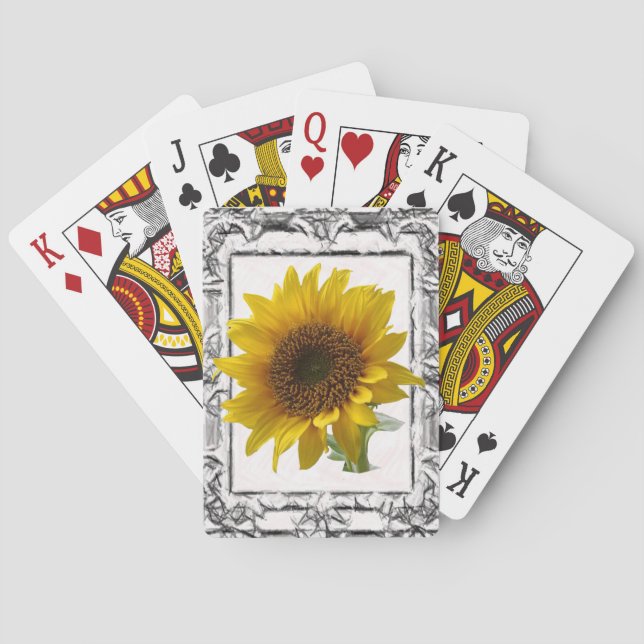 Sunflower Playing Card Deck (Back)