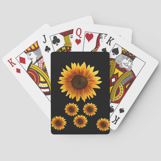 Sunflower Playing Card Deck (Back)