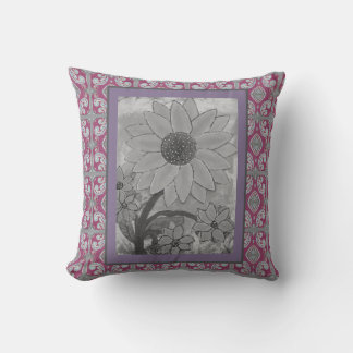 Sunflower Polkadot Center Cushion