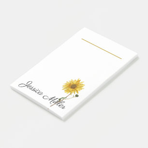 Sunflower Post-it Notes