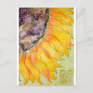 Sunflower Postcard
