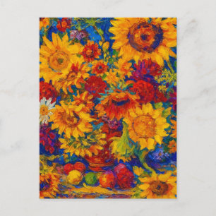 Sunflower Postcard