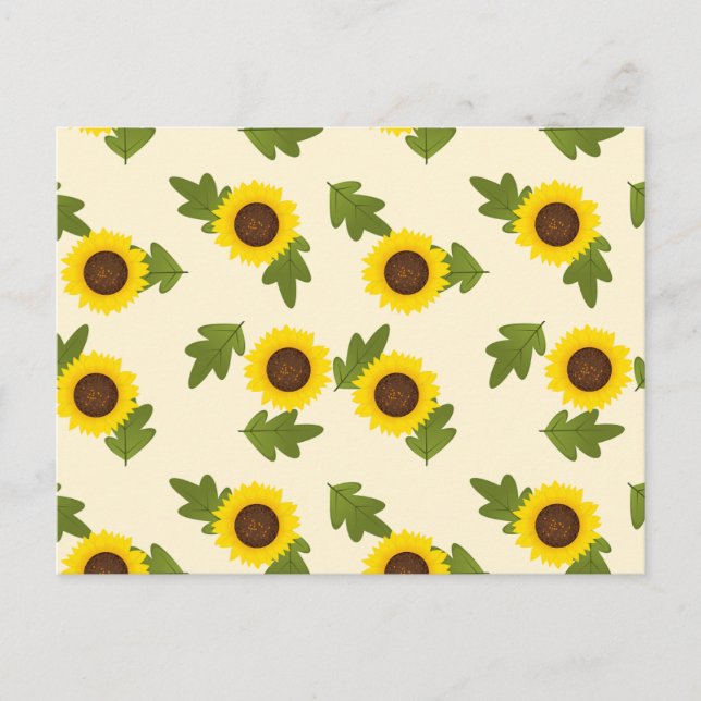 Sunflower Postcard (Front)