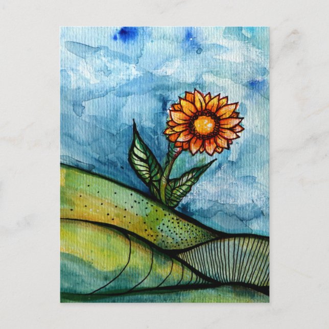 Sunflower                                          postcard (Front)