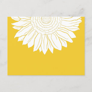 sunflower postcard
