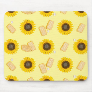 sunflower power mouse pad