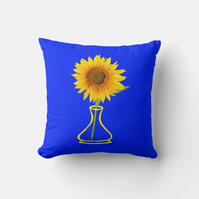 Sunflower Power, Summer Time Sunshine Cushion (Front)