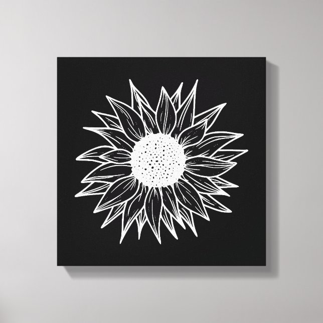 Sunflower Pretty flower multi-coloured wildflower Canvas Print (Front)