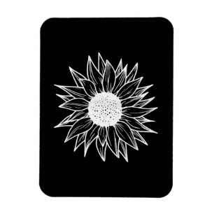 Sunflower Pretty flower multi-coloured wildflower Magnet