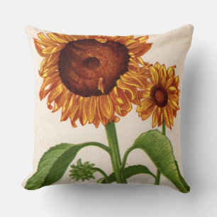 sunflower print pillow