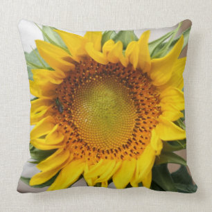 Sunflower Printed Decorative Pillow