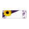 Sunflower Purple Wedding Blank Address Labels