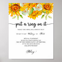 Sunflower put a ring on it game