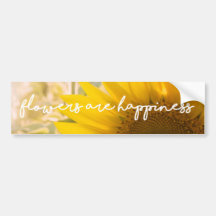 Sunflower quote "flowers are happiness"