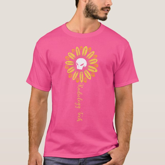 Sunflower Radiology Tech X Ray Tech Radiology Tech T-Shirt (Front)