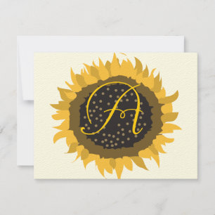 Sunflower Response Card