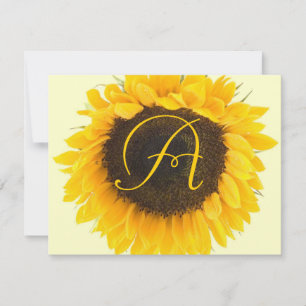 Sunflower Response Card