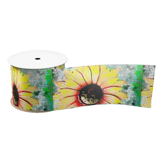 Sunflower Ribbon Satin Ribbon (Spool)