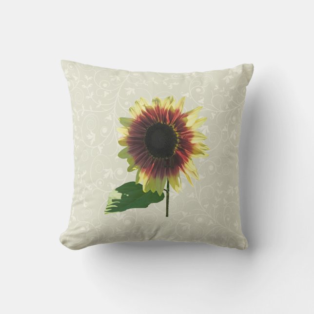 Sunflower Ring of Fire Cushion (Front)