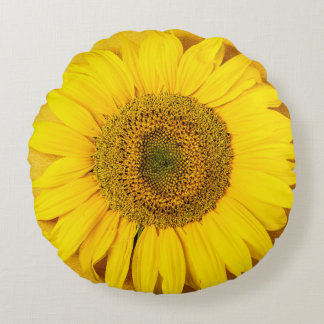 Sunflower Round Cushion