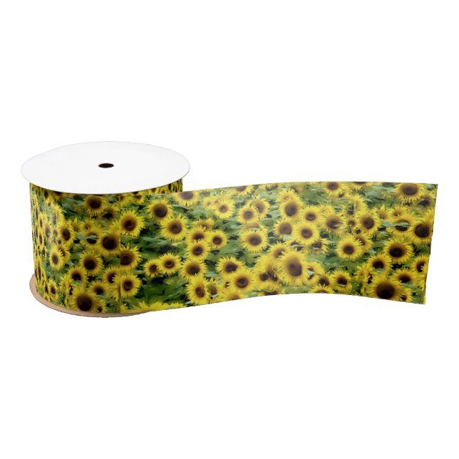 Sunflower Satin Ribbon (Spool)