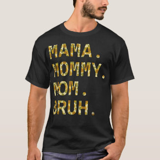 Sunflower Seamless Mama Mum Mummy Bruh Funny Boy M T-Shirt