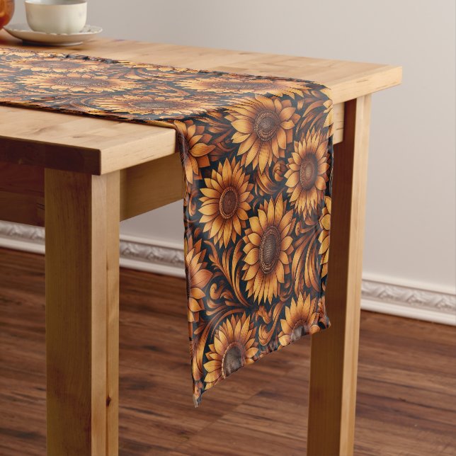Sunflower Season Short Table Runner (In Situ)