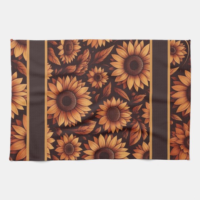 Sunflower Season Tea Towel (Horizontal)