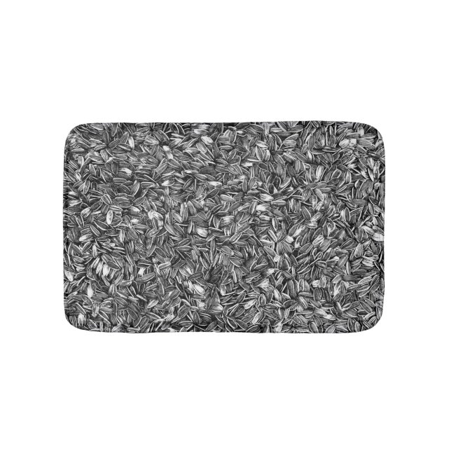 Sunflower Seeds Bath Mat (Front)