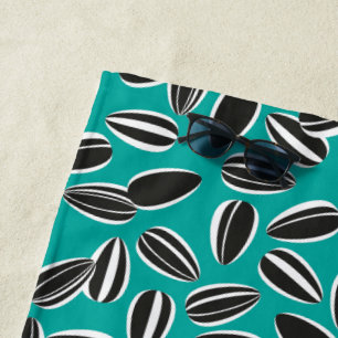Sunflower Seeds Beach Towel