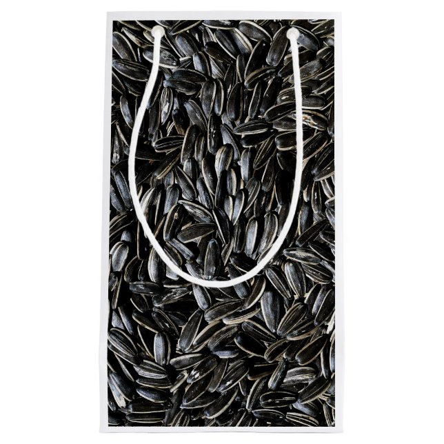 Sunflower Seeds Cool Photograph Small Gift Bag (Front)