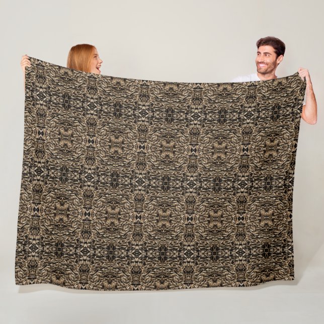 Sunflower Seeds Fleece Blanket (In Situ)