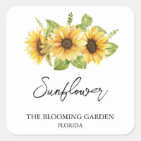 Sunflower Seeds label