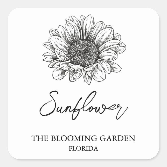 Sunflower Seeds label (Front)